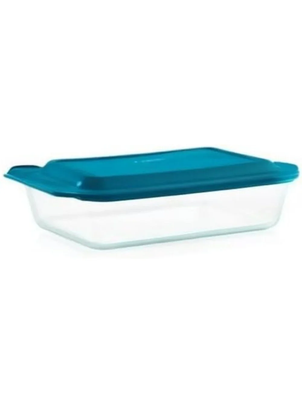 9x13-Inch Deep Glass Baking Dish with Lid - Oven, Freezer, Microwave Safe